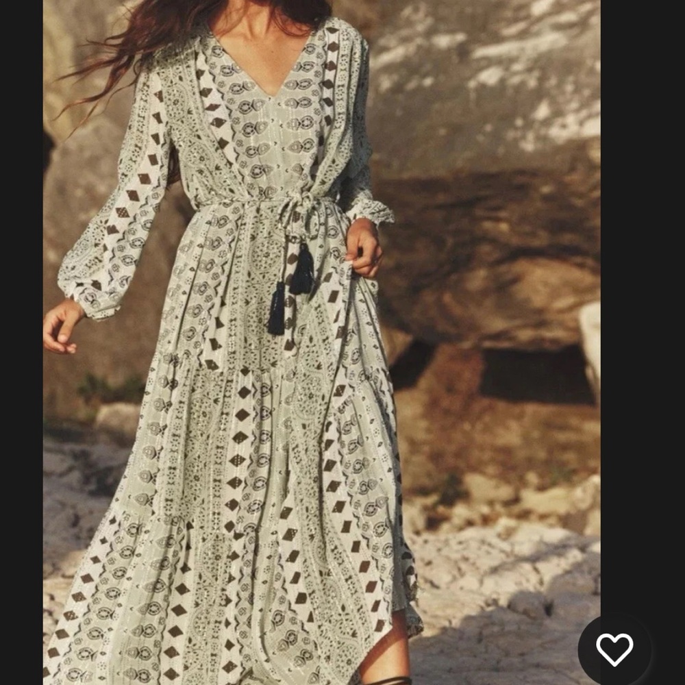 ISO LOOKING FOR ZARA BOHO METALLIC THREAD DRESS